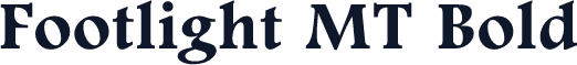 Footlight MT Bold