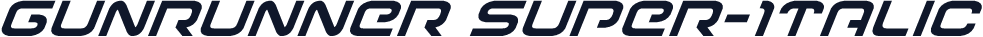 Gunrunner Super-Italic