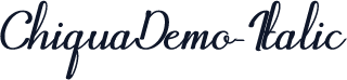 ChiquaDemo-Italic