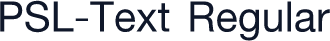 PSL-Text Regular