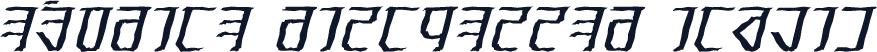 Exodite Distressed Italic