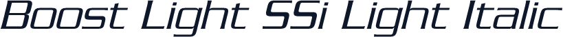 Boost Light SSi Light Italic
