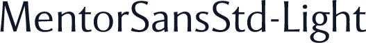 MentorSansStd-Light