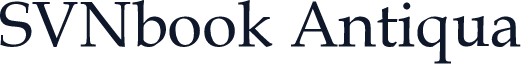 SVNbook Antiqua