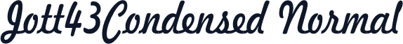 Jott43Condensed Normal