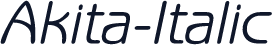 Akita-Italic