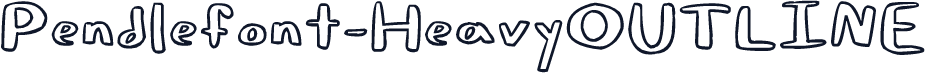 Pendlefont-HeavyOUTLINE