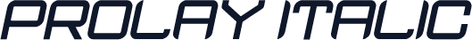 PROLAY Italic