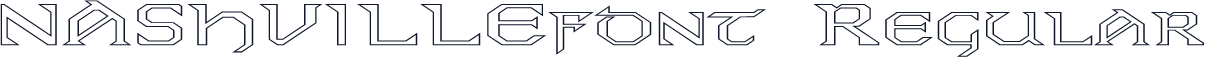 NASHVILLEfont Regular