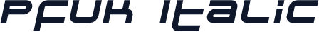 Pfuk Italic