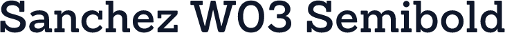 Sanchez W03 Semibold