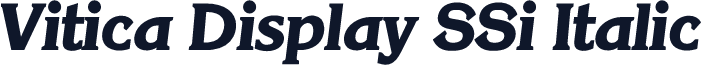 Vitica Display SSi Italic