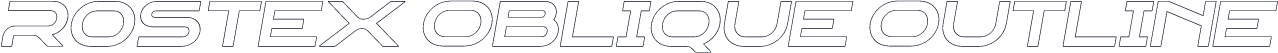 Rostex Oblique Outline