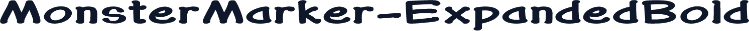 MonsterMarker-ExpandedBold
