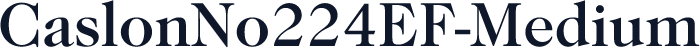 CaslonNo224EF-Medium