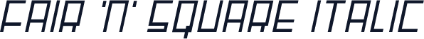 Fair 'N' Square Italic
