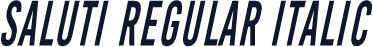 Saluti Regular Italic