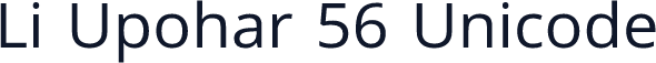Li Upohar 56 Unicode