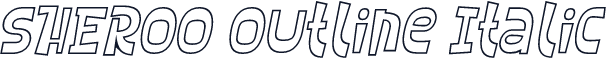 SHEROO Outline Italic