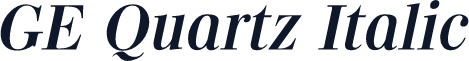 GE Quartz Italic