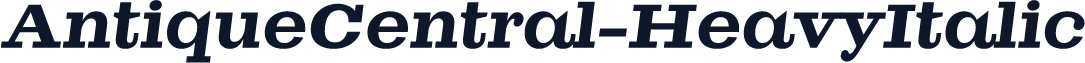 AntiqueCentral-HeavyItalic