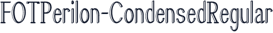 FOTPerilon-CondensedRegular