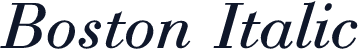 Boston Italic