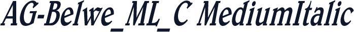 AG-Belwe_ML_C MediumItalic