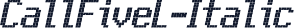 CallFiveL-Italic