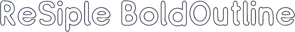 ReSiple BoldOutline