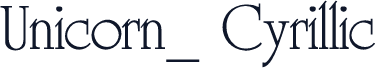 Unicorn_ Cyrillic