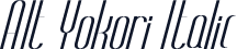 Alt Yokori Italic