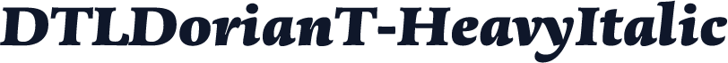 DTLDorianT-HeavyItalic