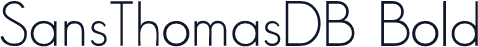 SansThomasDB Bold