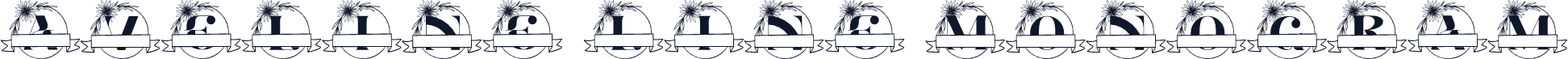 Aveline Line Monogram