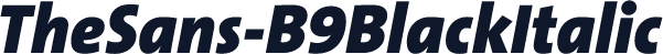 TheSans-B9BlackItalic