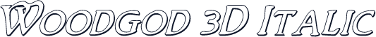 Woodgod 3D Italic