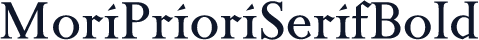 MoriPrioriSerifBold