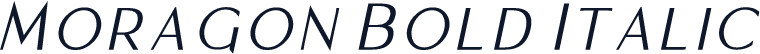 Moragon Bold Italic