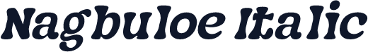 Nagbuloe Italic