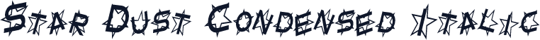 Star Dust Condensed Italic
