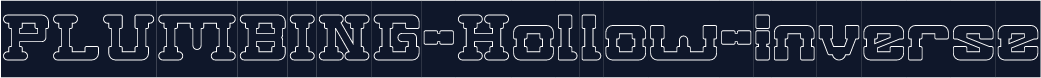 PLUMBING-Hollow-inverse