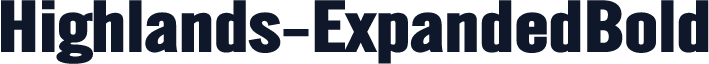 Highlands-ExpandedBold