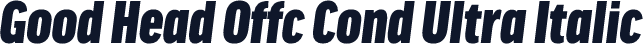 Good Head Offc Cond Ultra Italic