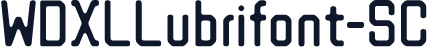WDXLLubrifont-SC