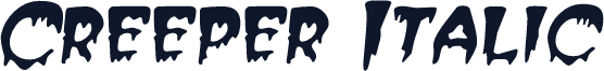 Creeper Italic