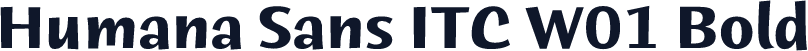 Humana Sans ITC W01 Bold