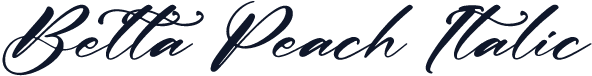 Betta Peach Italic