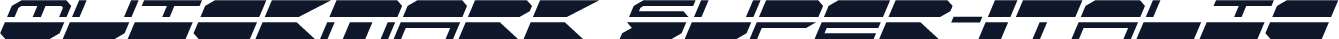 QuickMark Super-Italic