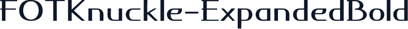 FOTKnuckle-ExpandedBold